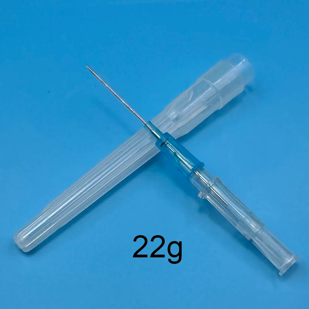 10pcs Disposable Dog Cat I. V. Cannula Animal Catheter Pet Catheters with Heparin Cap 22G 24G 26G Veterinary Tools