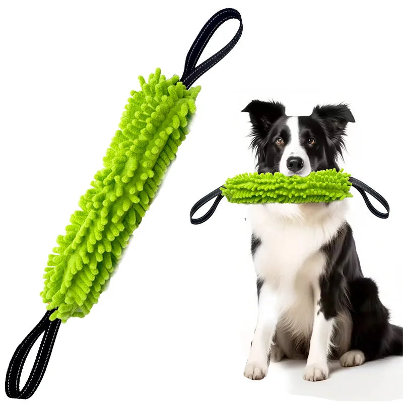 Dog Tug Toy Dog Toy Interactive Chew Toy Bite Tug Pull Toy Dog Training Toy Tug of War Toy Durable Plush Fleece Toy for Small Me