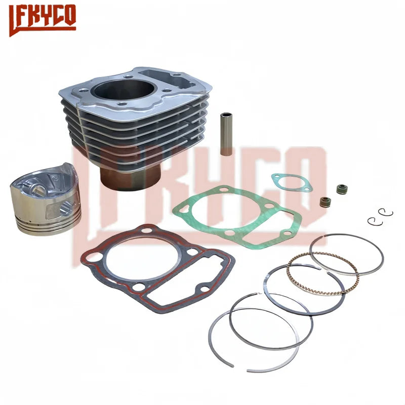 Motorcycle 63mm Bore Engine Cylinder Piston Ring Tool Sleeve Kit Motor for Honda XL185 185CC Motoblock ATV Equipment Accessories