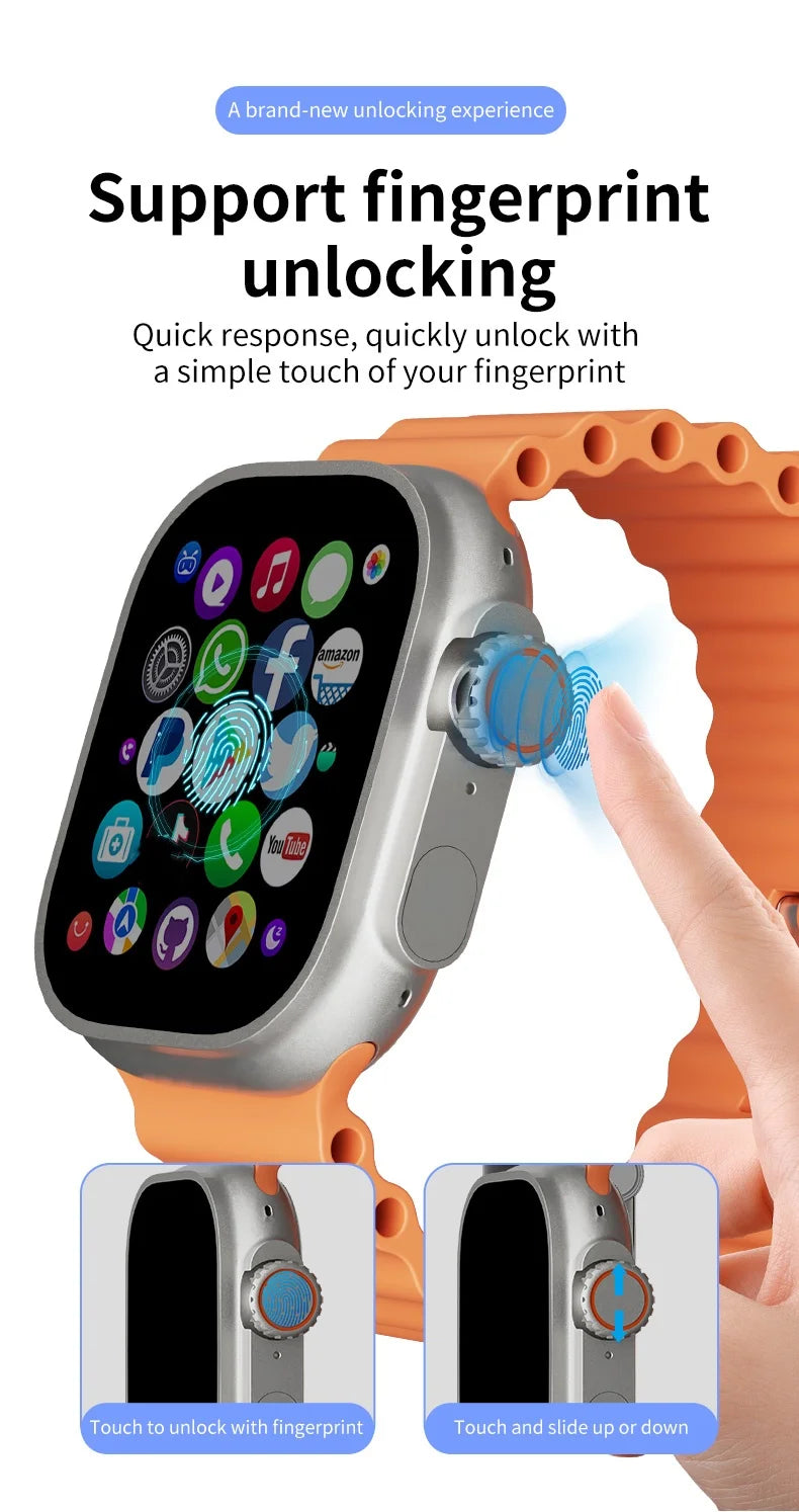 DW100 Pro Updated DW100 Pro Plus + Smartwatch With Touch ID 2.29inch Large Screen Rotary Camera NFC GPS Position WIFI Connect