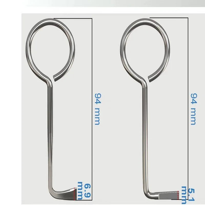 Portable Tool for Unlocking Doors Featuring A Universal Torque Wrench Suitable Outdoor Use Opening Doors When Keys Are Forgotten