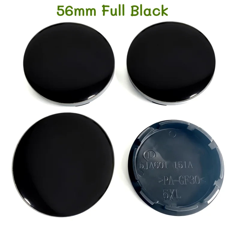 4 pcs Auto Wheel Center Cap 50mm 56mm 60mm 65mm 68mm No Logo Badge Blank Hubcap For Kia Car Rim Tire Decorative Dust-proof Cover