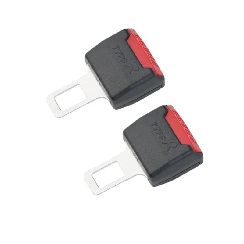 1/2 pcs Belt Clip Seatbelt Lock Plug Thick Insert Socket Safety Car Accessories