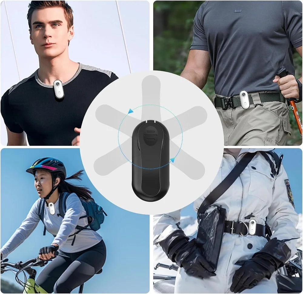POV 4K Magnetic Body Cam — Wireless Vlogging Action Camera