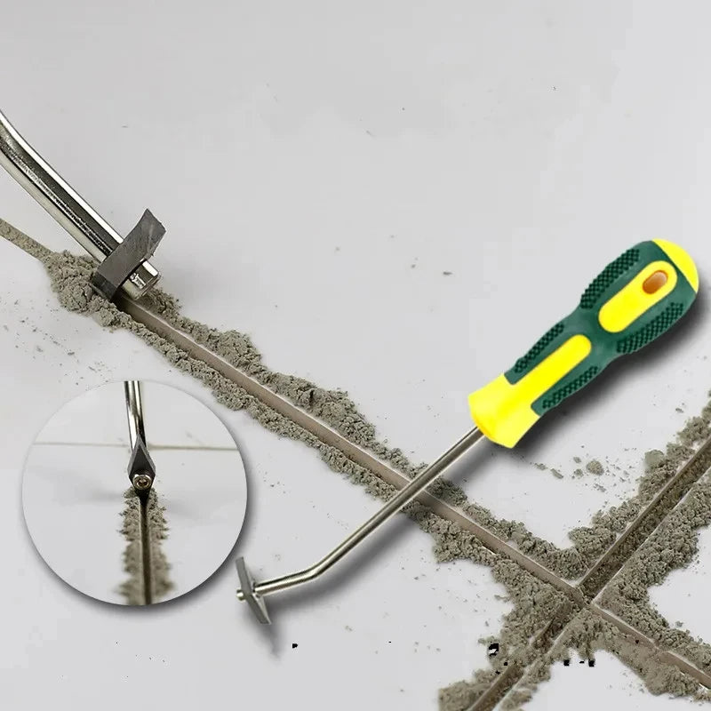 Tungsten Steel Tile Grout Remover with Replaceable Blade