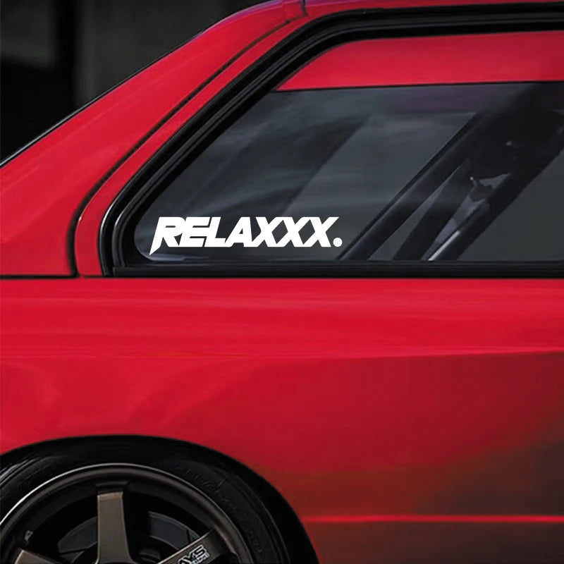 "RELAXXX"Stickers,,creative&fashion with high quality sticker for cars trucks motorcycles &laptops!
