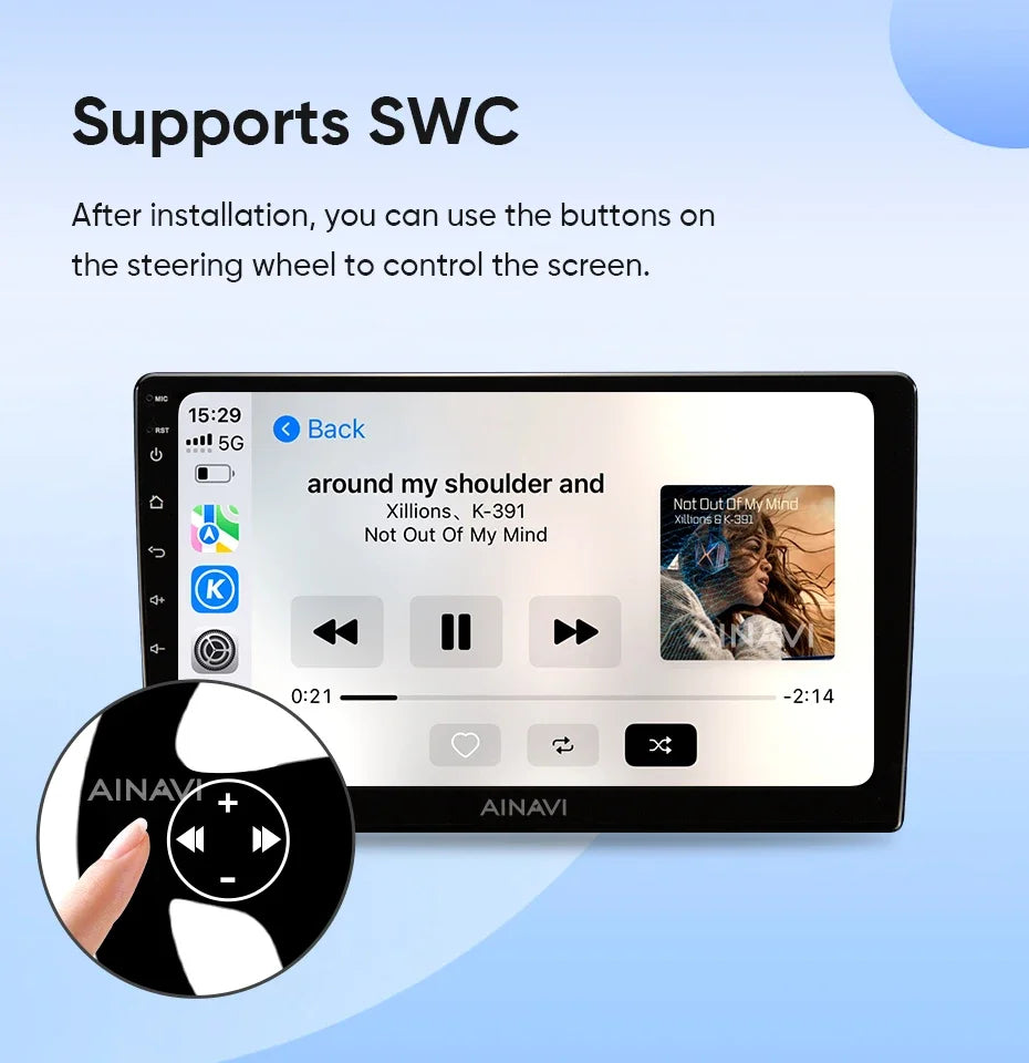 Ainavi Car Radio Multimedia Player For Toyota RAV4 RAV 4 XA40 2013-2019 RHD LHD Android 12 Auto Wireless Carplay Car Stereo DSP