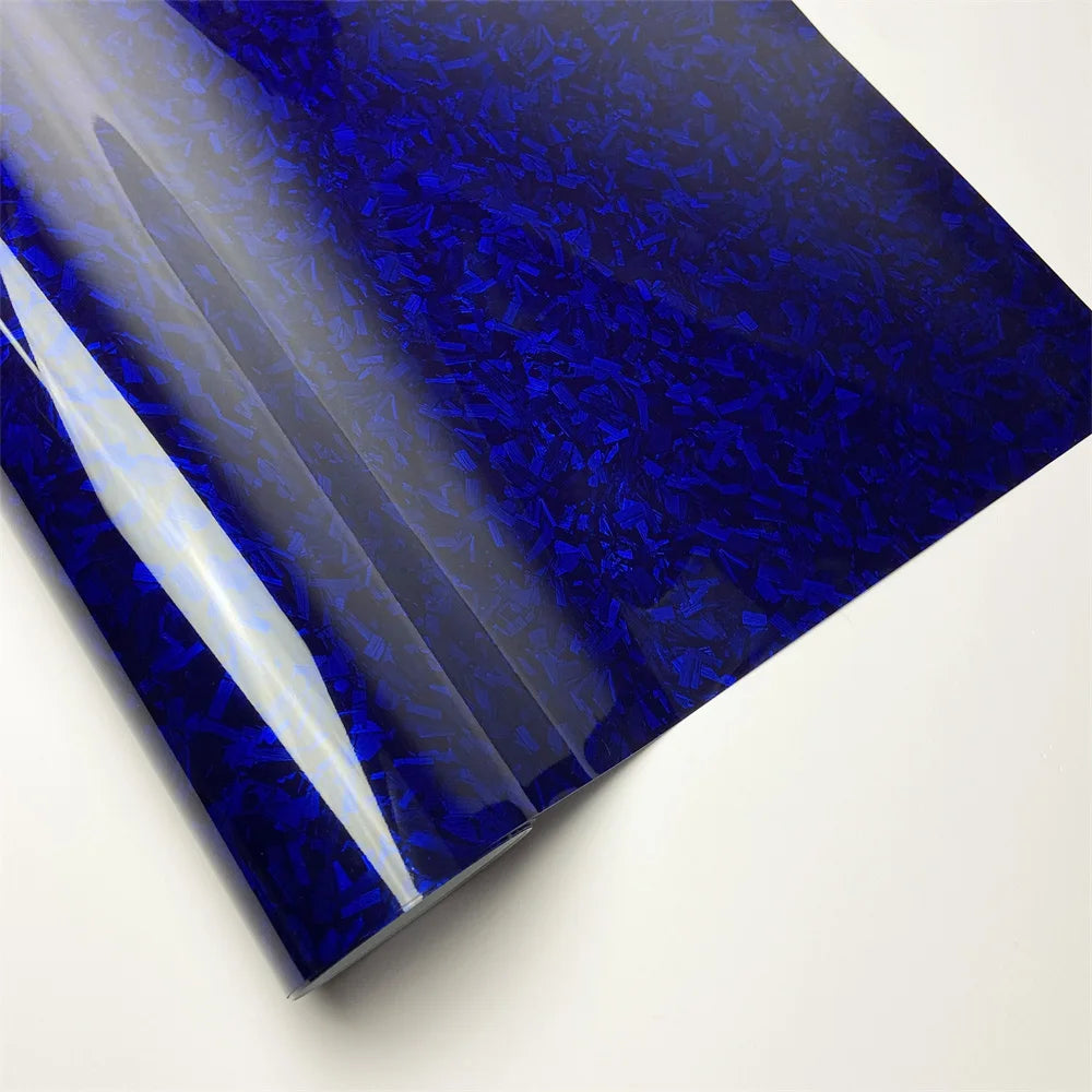 Forged Carbon Fiber Vinyl Wrap - Air Bubble Free Auto Adhesive Film