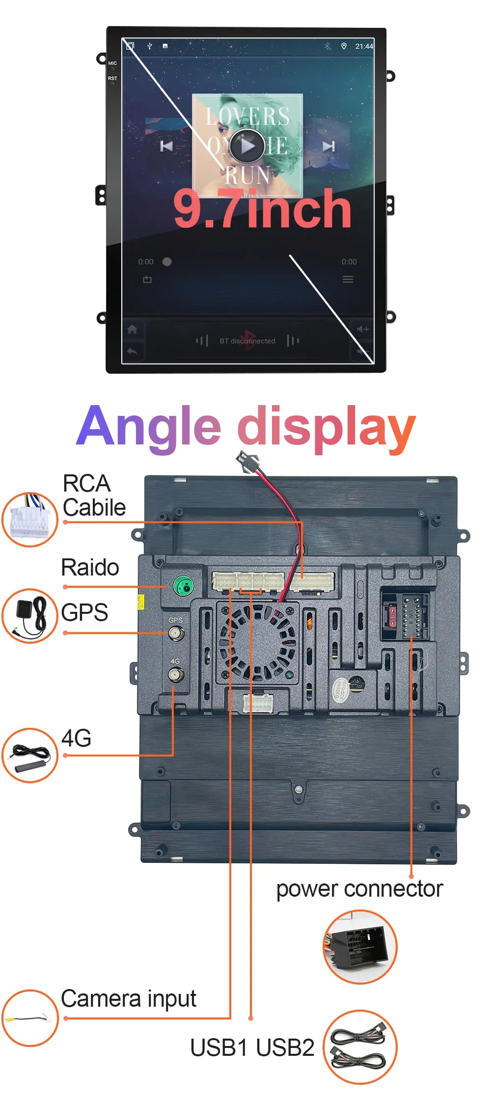 9. 7Inch For Jeep Grand Cherokee WK2 2014 - 2017 Wireless Carplay AutoRadio Car Radio Android 14 7862CPU Multimedia-player GPS
