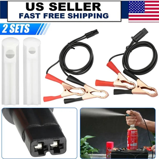 1Set New Universal DIY Fuel Injector Flush Cleaner Adapter Kit Manual Fuel Car Nozzle Cleaning Tool Convenient Cleaning Device