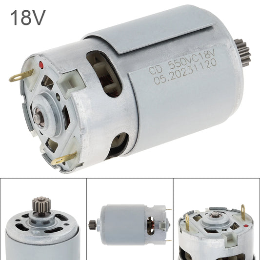 RS550 13 Teeth 18V DC Motor Micro Motor Fit for BOSCH GSR18-2-LI / PSB1800 LI-2 / Electric Drill Screwdriver