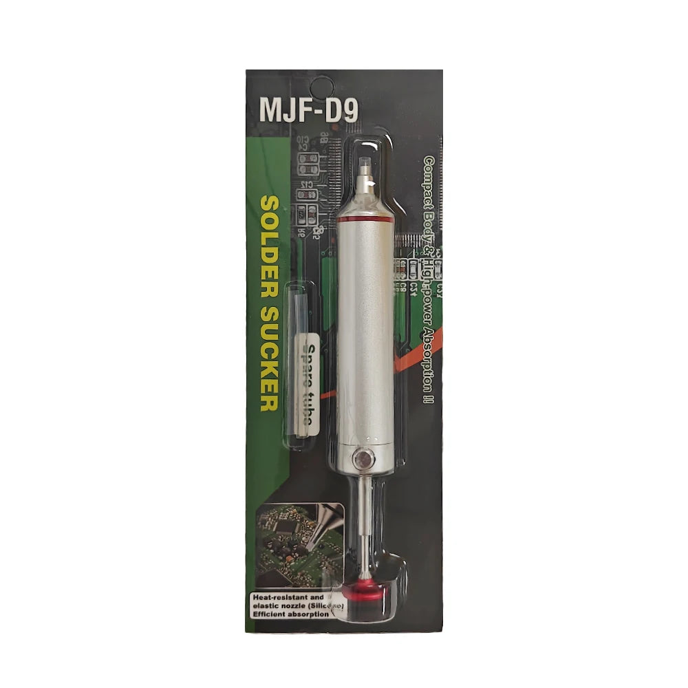 Aluminum Desoldering Pump Suction Tin Gun Soldering Sucker Pen Powerful Vacuum Iron Welding Repair Tool for Electronic Component
