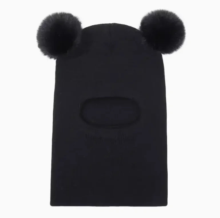 Baby Pom-Pom Knit Beanie - Soft Stretchy Winter Hat 0-3 Years - photo 5