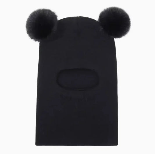 Baby Pom-Pom Knit Beanie - Soft Stretchy Winter Hat 0-3 Years - photo 5