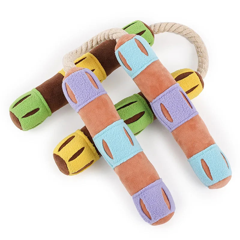 Sound-Making Nunchaku Dog Toy - Interactive Training Chew – photo 5