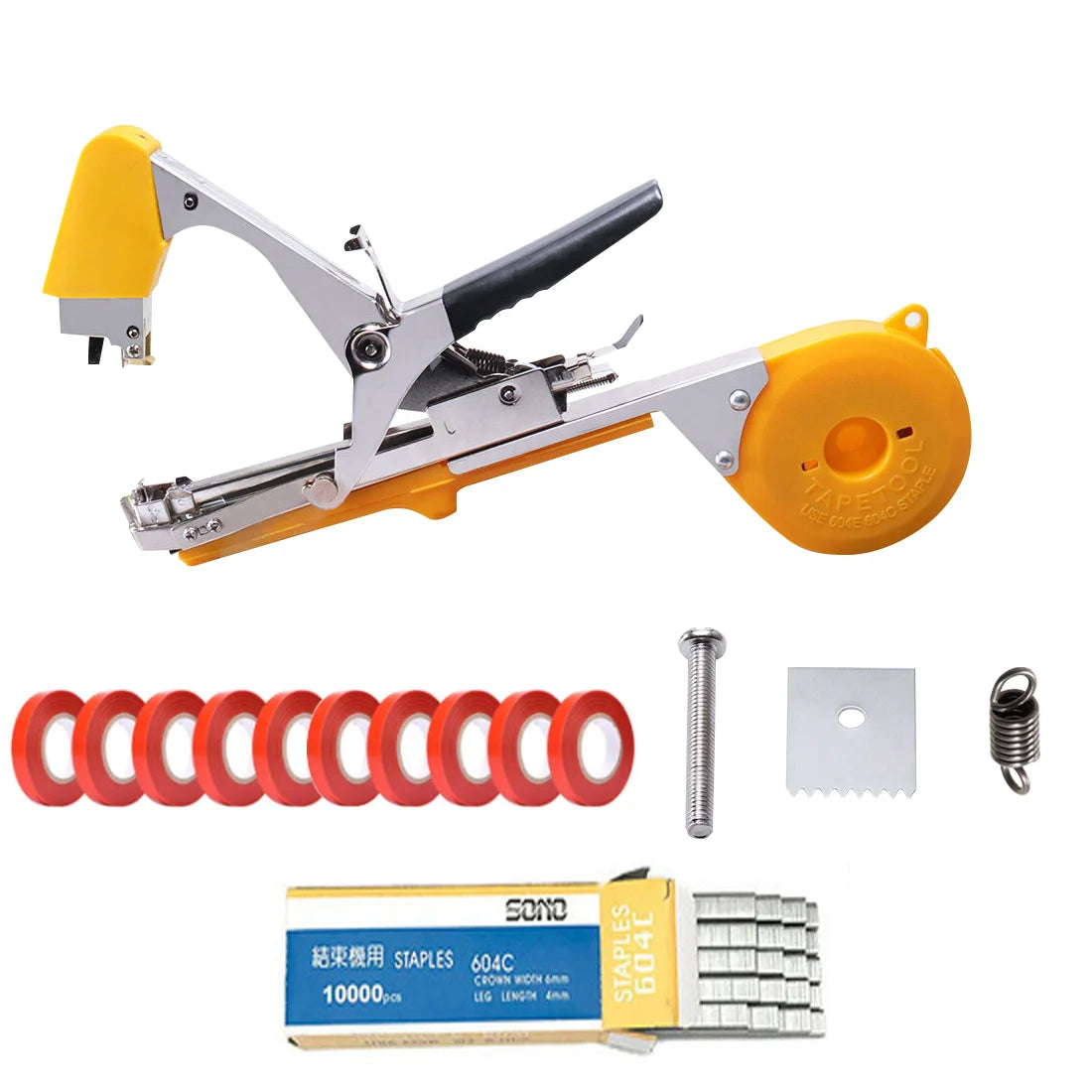 Multi-Functional Agricultural Tying Machine Vine Seedling Tool Cucumber Vine Tie Gun Multi-Purpose Artifacts for Farming