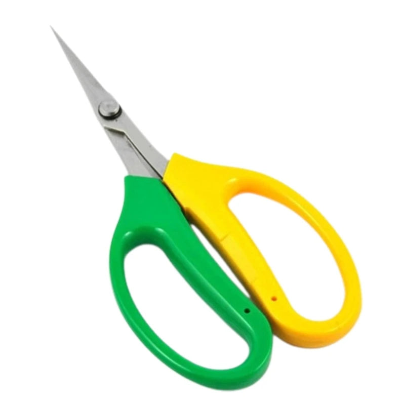 Garden Pruning Shears – Curved-Blade Fruit & Flower Clippers with Soft Ergonomic Handles