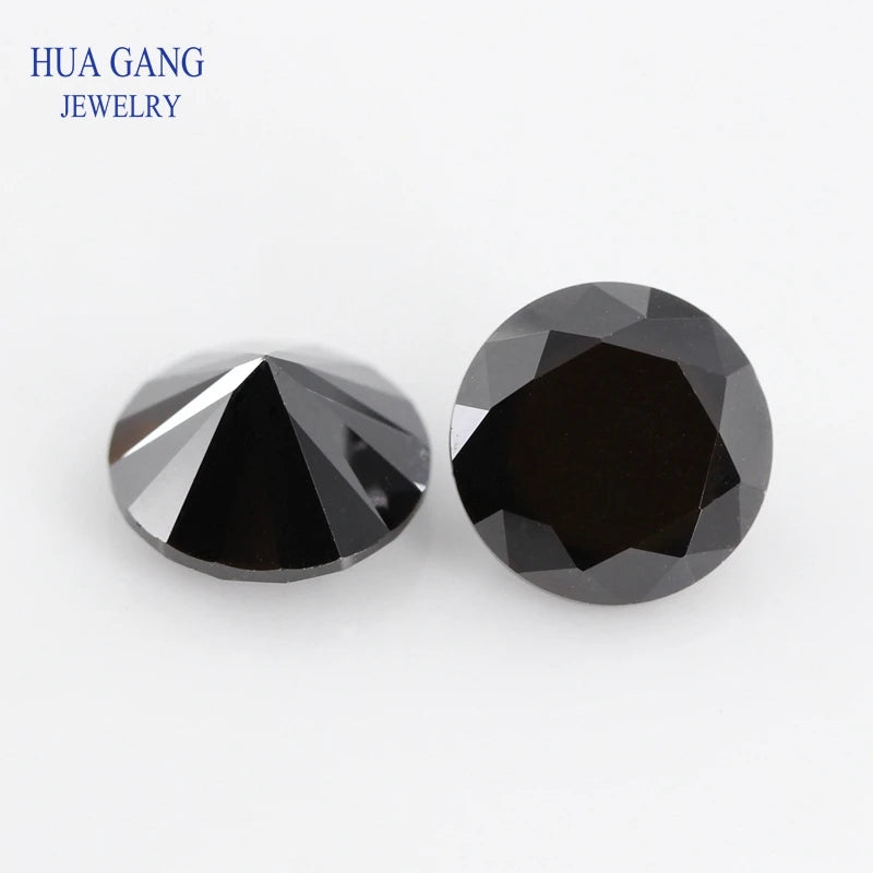 5A Cubic Zirconia Stone Multicolor Round Shape Brilliant Cut Loose CZ Stones Synthetic Gems Beads For Jewelry1.0~20mm AAAAA