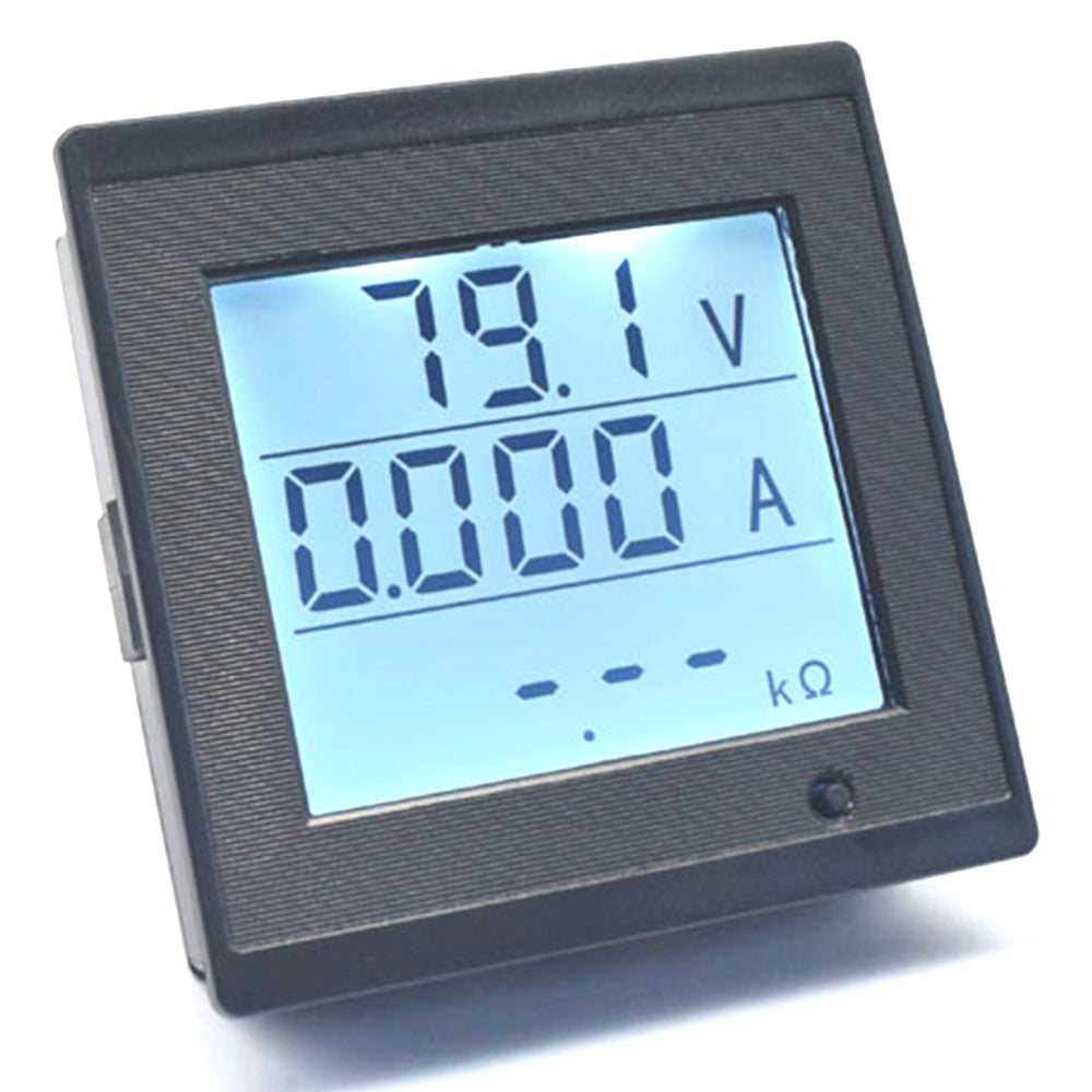 DC 6-200V 20A Voltage Current Meter LCD Digital Display Power Consumption Impedance Multi-Function Meter Tester Tools With Alarm