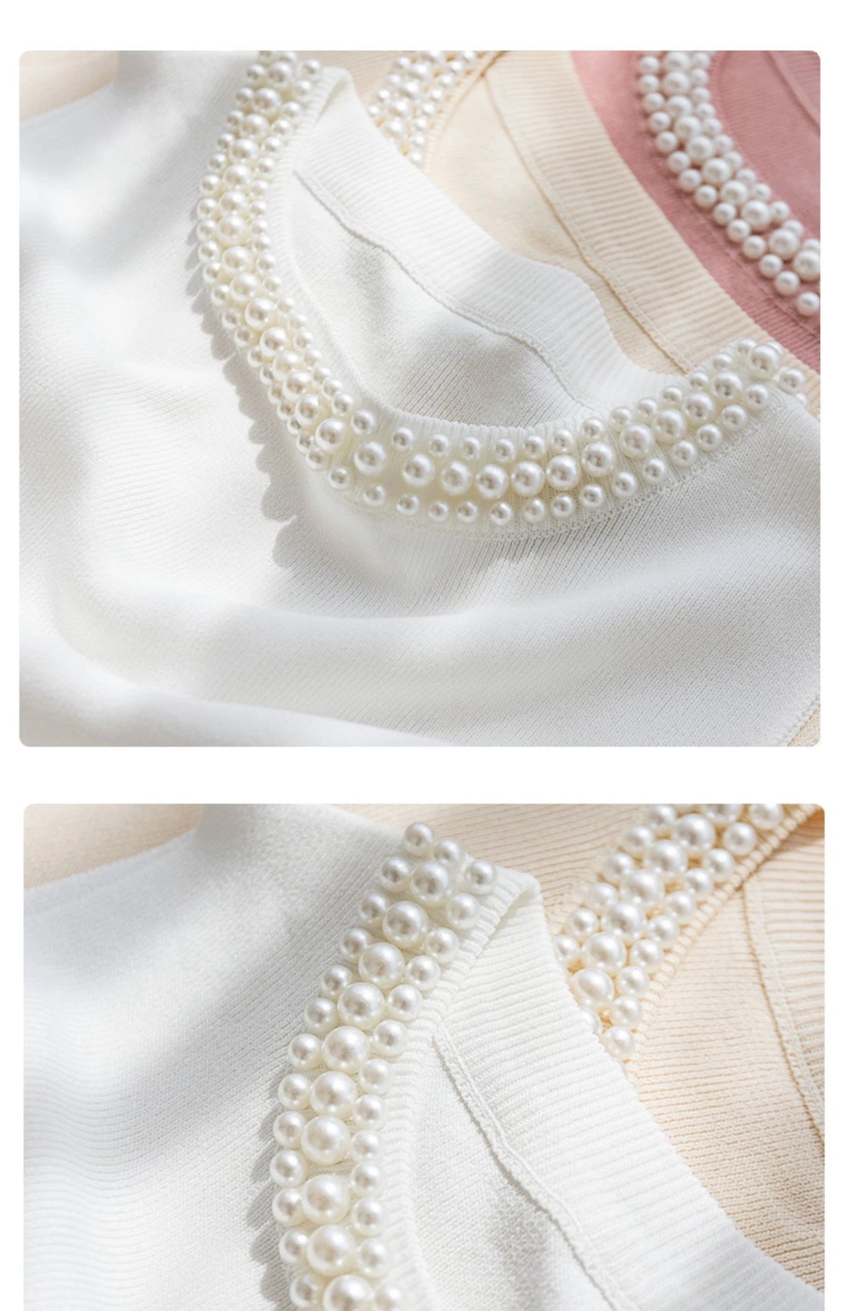 Women's beaded knit tank top, sleeveless vest — view 15 of 20