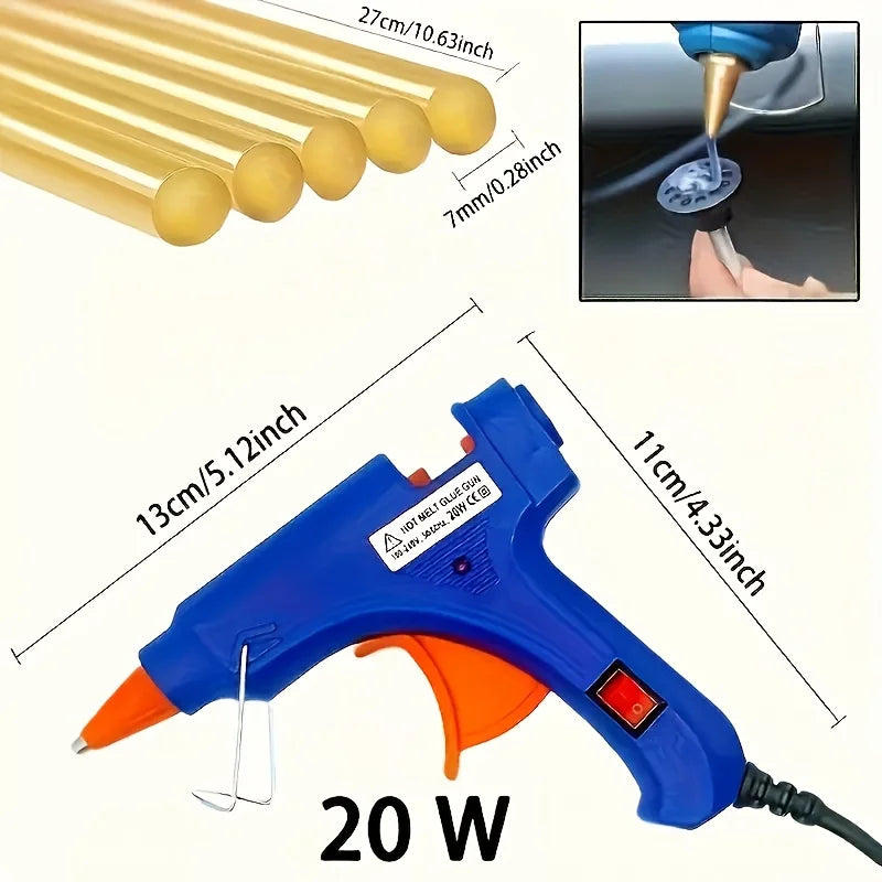 Paintless Dent Removal Tool Kit – Slide Hammer, T-Bar Puller & Suction Cups for Car Body Repair