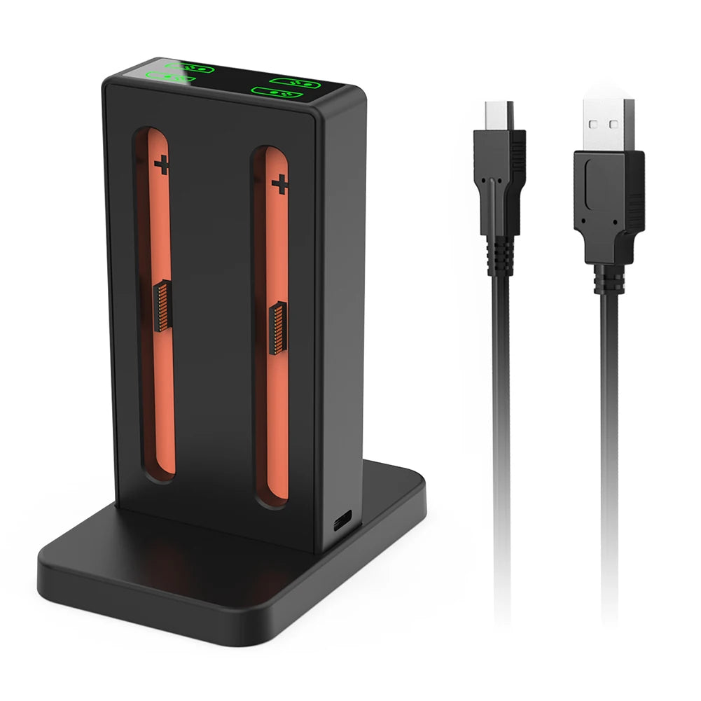 Controller Charger Dock for Nintendo Switch 2 Joycons Charging Stand Station for Nintendo Switch Accessories Support 4 Joy-con