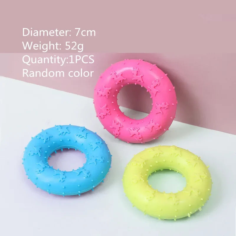 Rubber Chew Toy for Small Dogs - Non-Toxic Puppy Toy