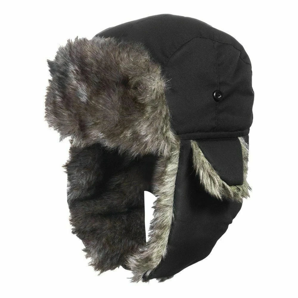 Faux Fur Trapper Hat with Ear Flaps, Ushanka