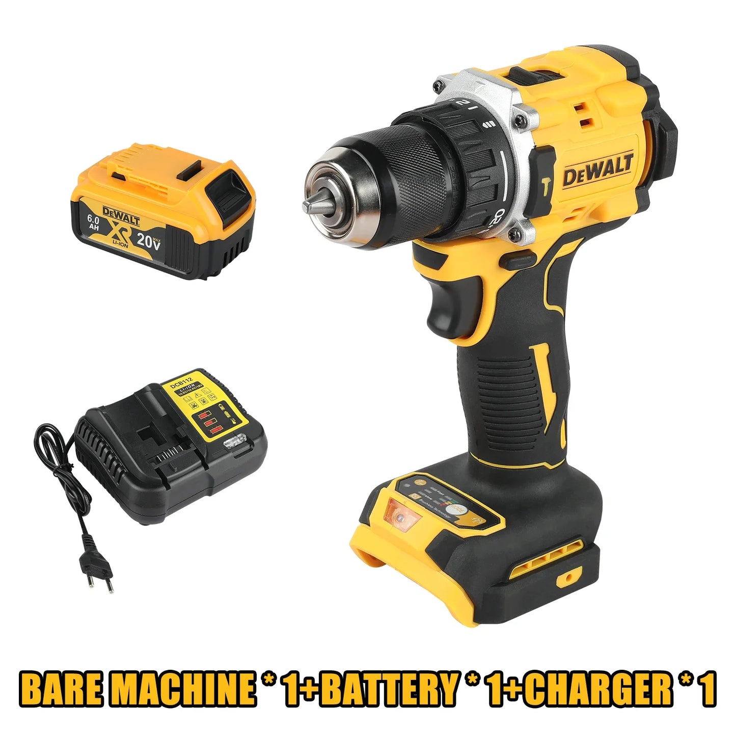 DEWALT DCD805 Brushless compact percussion drill electric drill rechargeable lithium electric multi-function drill