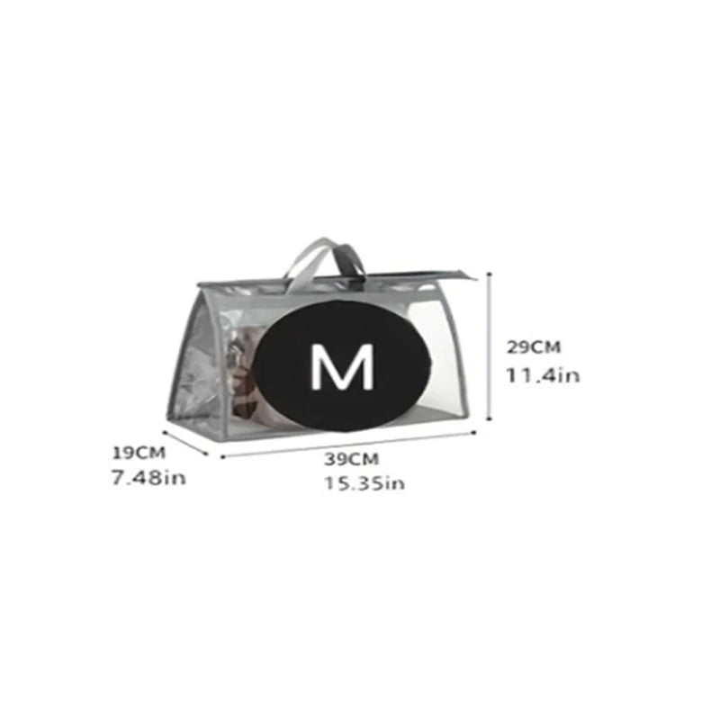 1Pcs Portable Handbag Dust Cover - Reusable Protective Storage Bag for Purses - Ideal for Travel and Wardrobe Organization