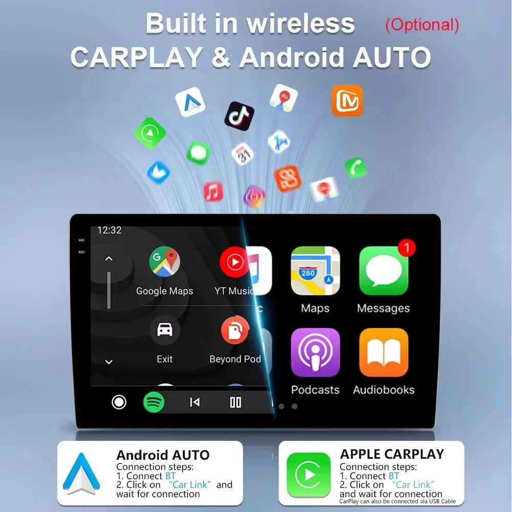 Android 16 Auto Radio For Ford S Max S-MAX 2006-2015 For Ford Galaxy 2014 Carplay Multimedia Video Player Navigation GPS No 2din