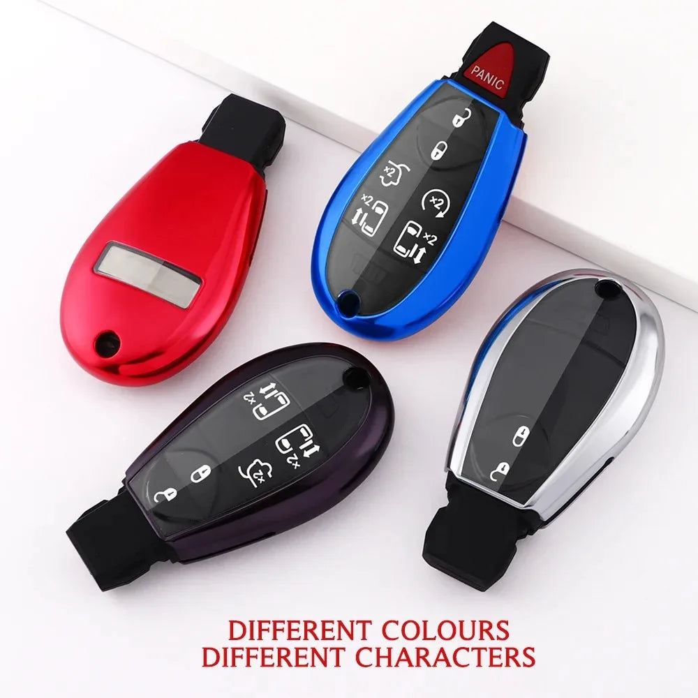 TPU Key Fob Cover for Dodge, Jeep & Chrysler Fobik Keyless Remote