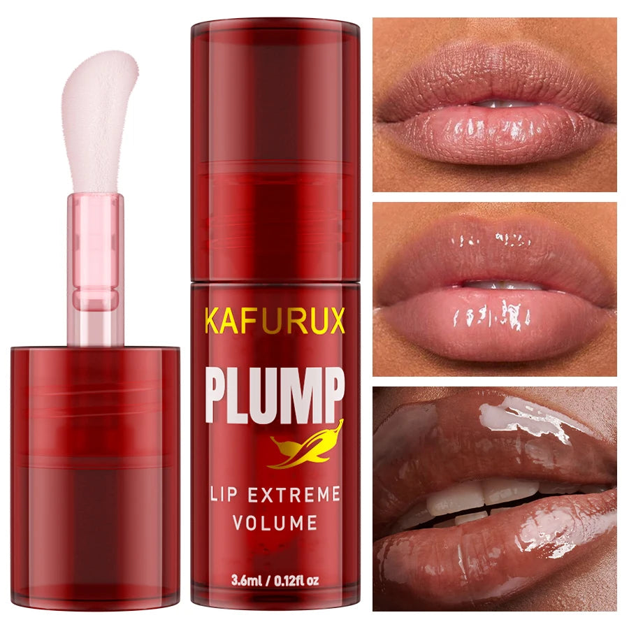 1/2PCS Lip Plump Long Lasting Lip Oil Moisturizing Lip Gloss Serum Instant Volumising Essence Oil Repair Lip Fine Lines Increase
