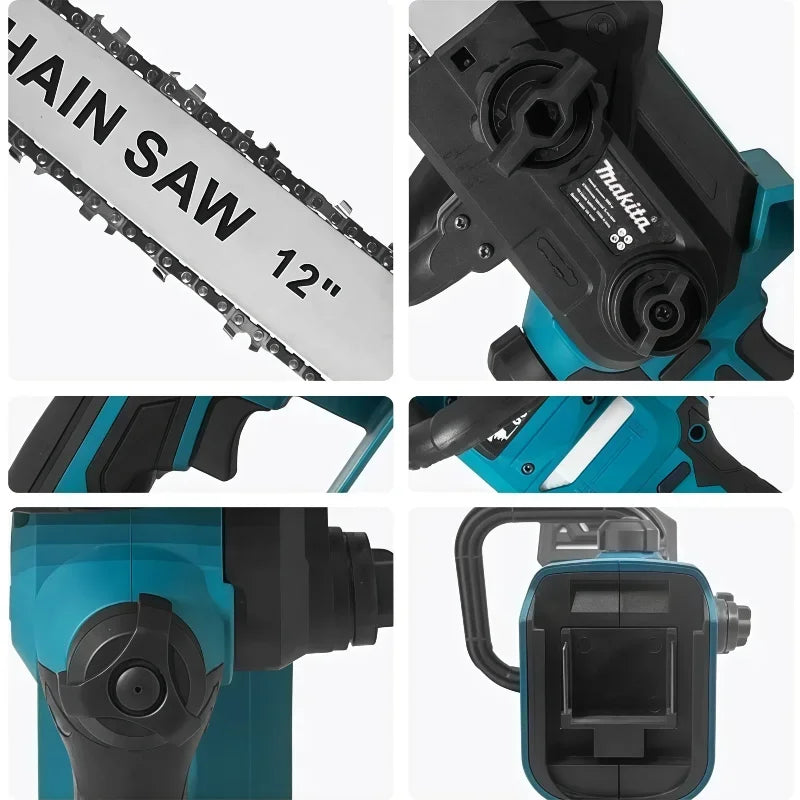 Makita 18V  Portable Chainsaw Brushless Electric Chain Saw  Rechargeable Cordless Graden Pruning 2200W Tools