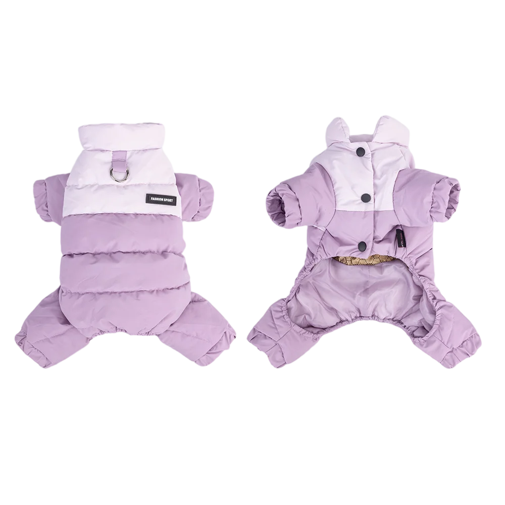 Four-Leg Dog Snowsuit - Warm Winter Jumpsuit for Small Dogs - photo 8
