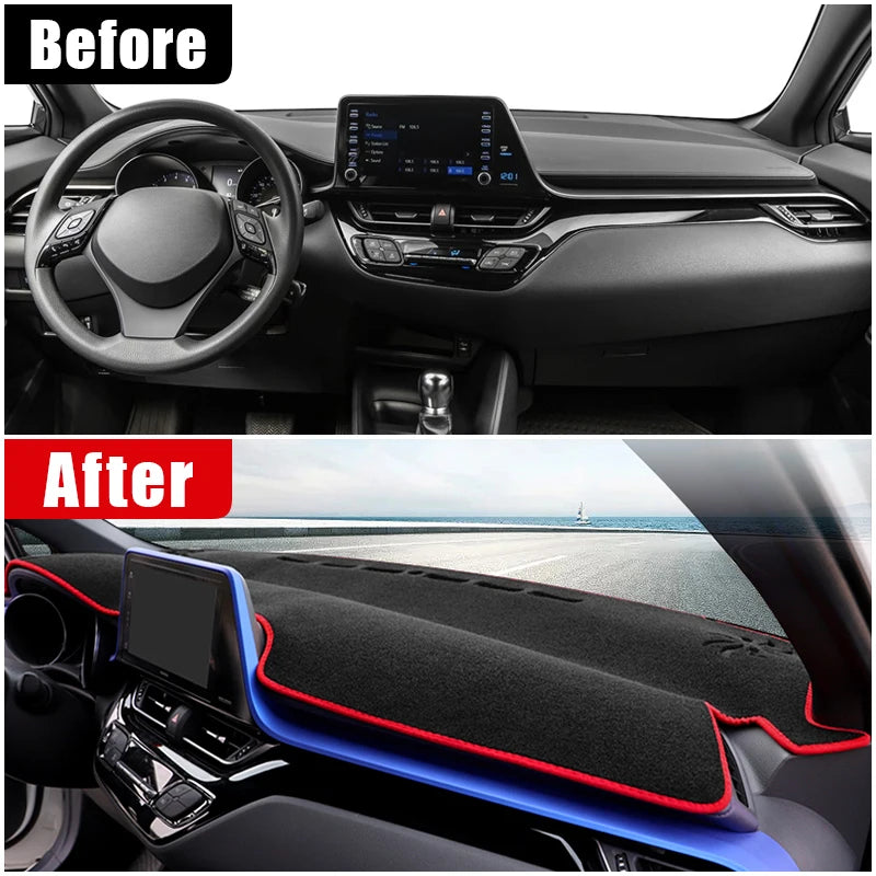 For Toyota CHR C-HR CH R 2016 2017 2018 2019 2020 2021 2022 2023 Car Dashboard Mat Sun Shade Non-Slip Pad Cover Accessories
