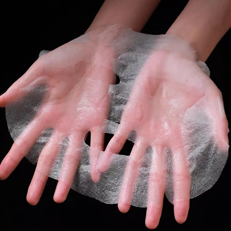 500/100pcs Disposable Facial Mask Sheets Ultra Thin Facial Tissue Cosmetic Cotton Mask Paper Beauty Salon Skin Care Tools