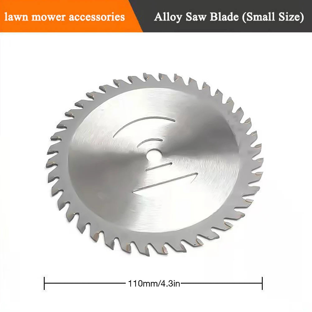 150MM Lawn Mower Blade — 4" Grass Trimmer Saw Blade, Alloy Steel Weed Cutter
