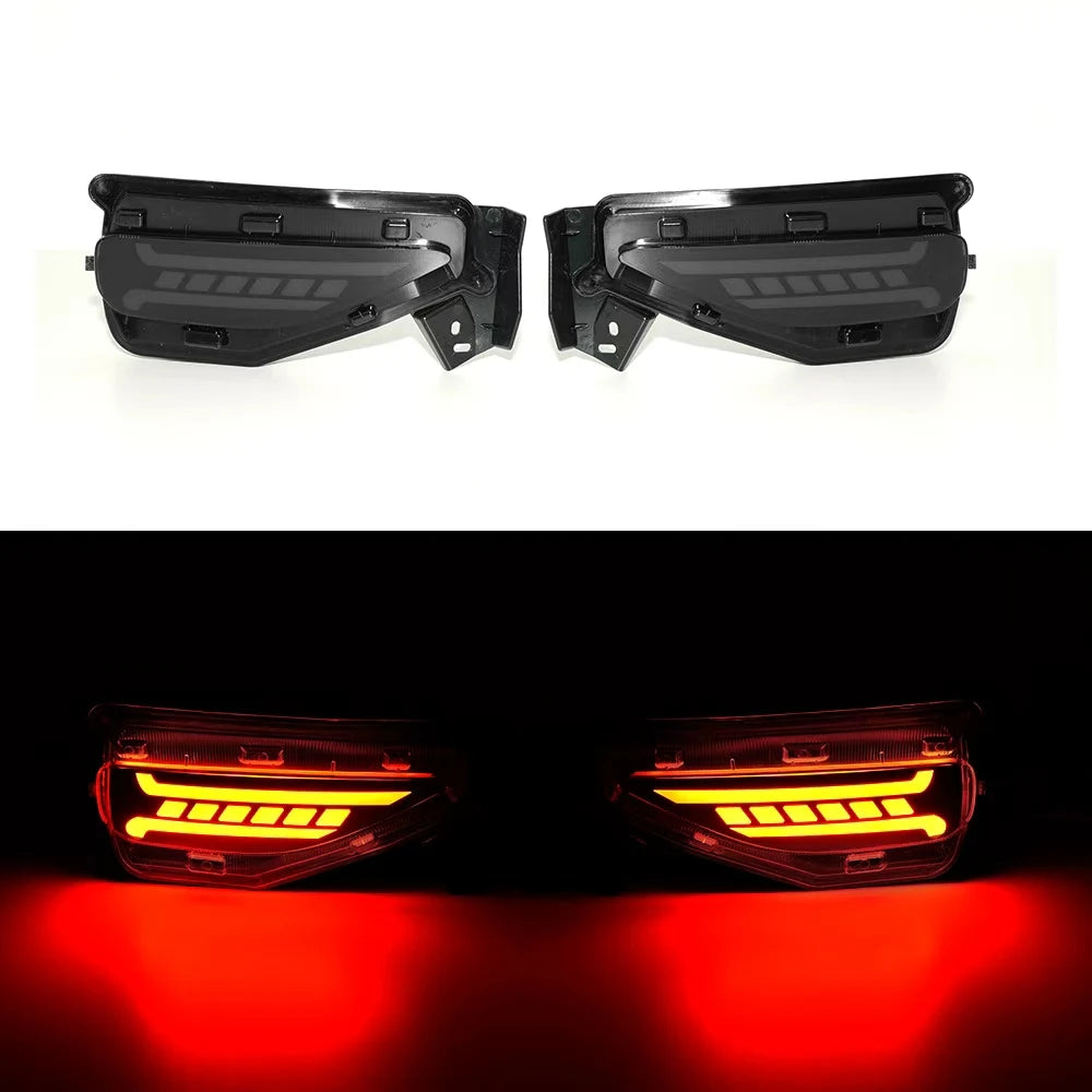 For Toyota Fortuner SW4 2015 2016 2017 2018 2019 2020 LED Car Rear Bumper Reflector Dynamic Light Brake Light