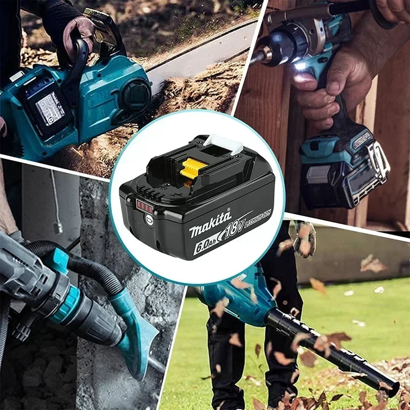 Genuine 6Ah  9Ah makita BL1860 18V Battery Power Tools Li-ion Replacement LXT BL1850 BL1840 for 18V Screwdriver