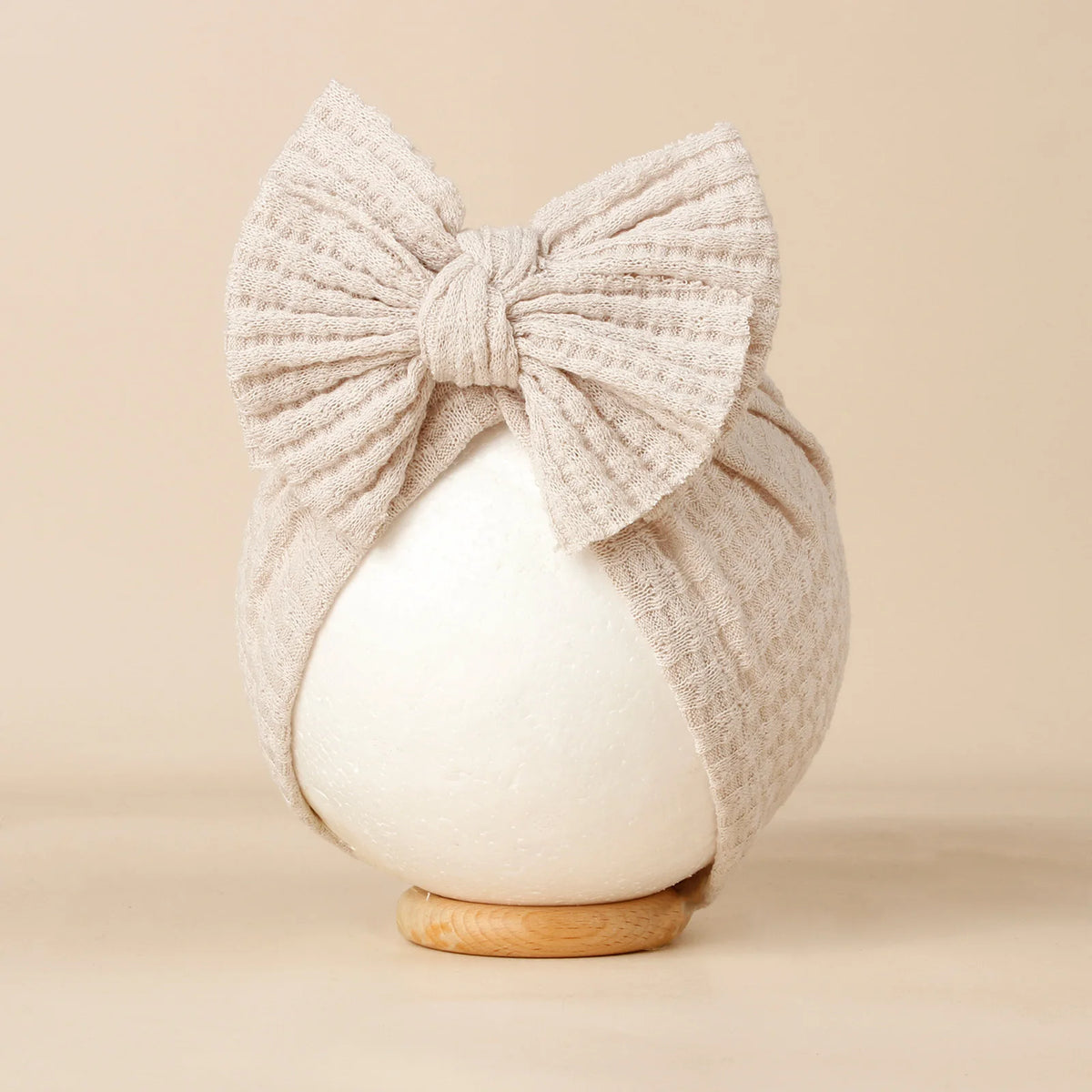 Baby Girl Bow Knit Turban Hat - Soft Newborn Beanie - photo 8