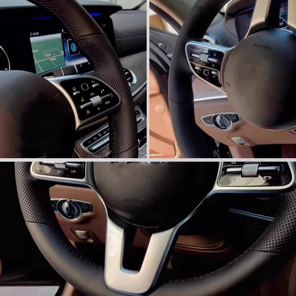 Perforated Microfiber Leather Braiding Car Steering Wheel Cover For BMW Z4 E85 E86 2026 2026 2026 2026 2026 2026