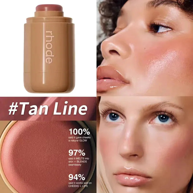 Rhodeskin Peptide Banana Eye Prep Depuffing Eye Patches Care Lip Gloss Blusher Hailey Bieber Skin Makeup Moisturizer Blush Girl