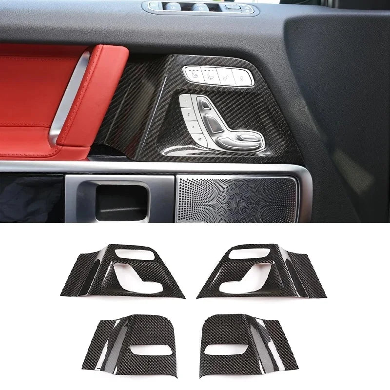 Dry Carbon Fiber Shift Panel Cover for Mercedes G-Class 2019-2023