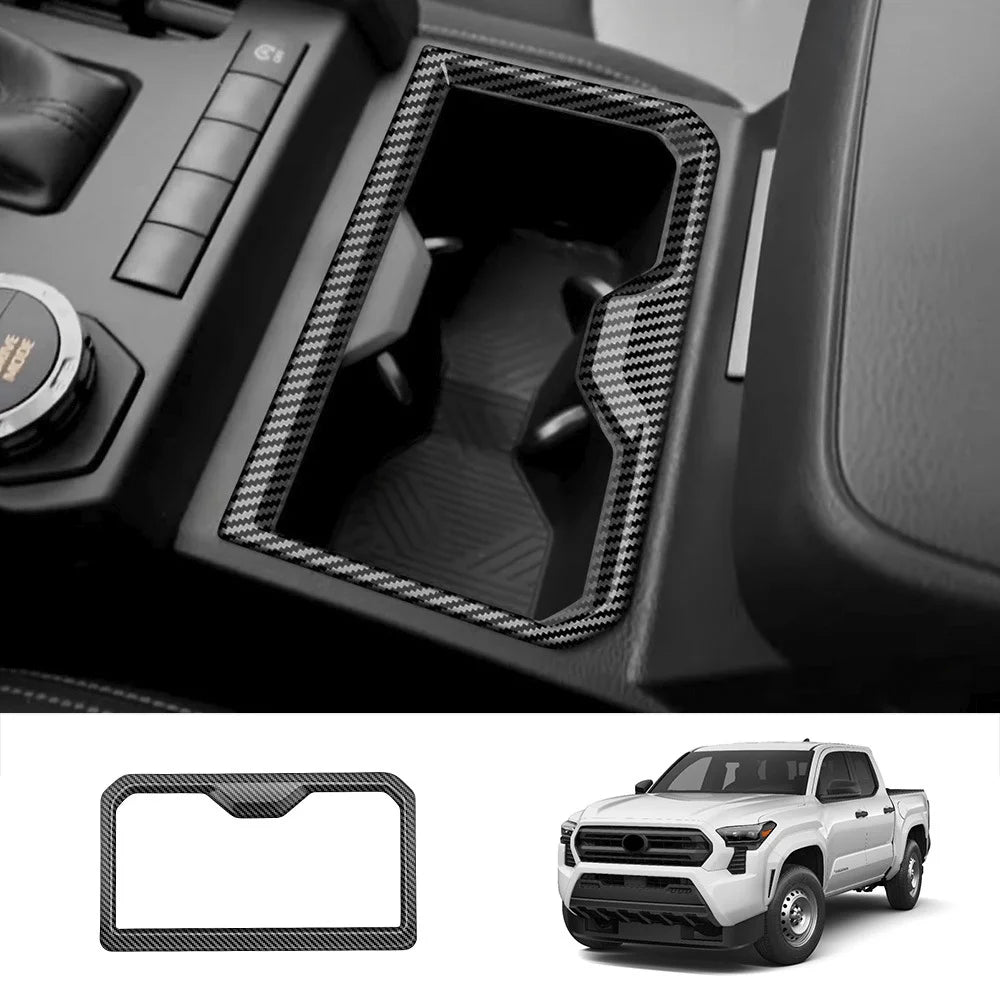 Fit for Toyota Tacoma 2024 2025 Interior Accessories Carbon Fiber Look Car Interior Cover Trim Panel Decoration Sticker