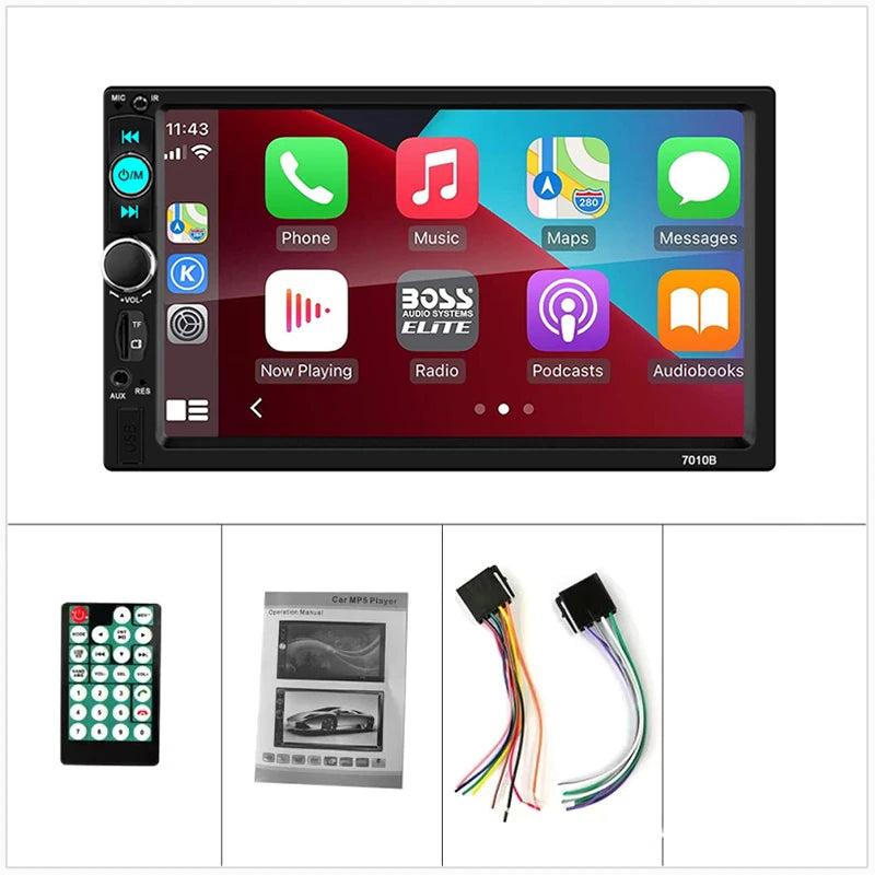 Universal 2 Din Car Radio 7 Inch Touch Screen Multimedia Player Car Player Auto Universal MP5 Player Auto Audio USB TF Bluetooth