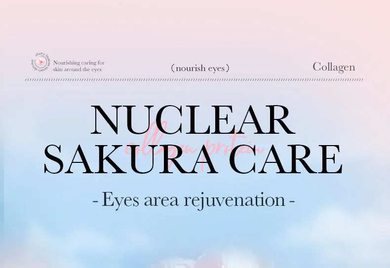 SADOER Sakura Eye Cream Anti Dark Circles Wrinkles Moisturizing Hydrating Anti-aging Creams Eyes Skin Care