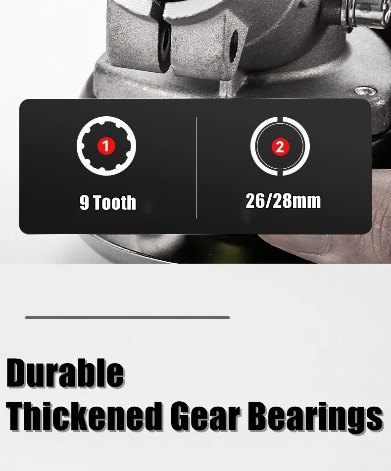 26mm/28mm 9 Tooth Trimmer Gearbox Gearhead Brushcutter Grass Trimmer Replace Gear Head Lawn Mower Parts Gardening Tool