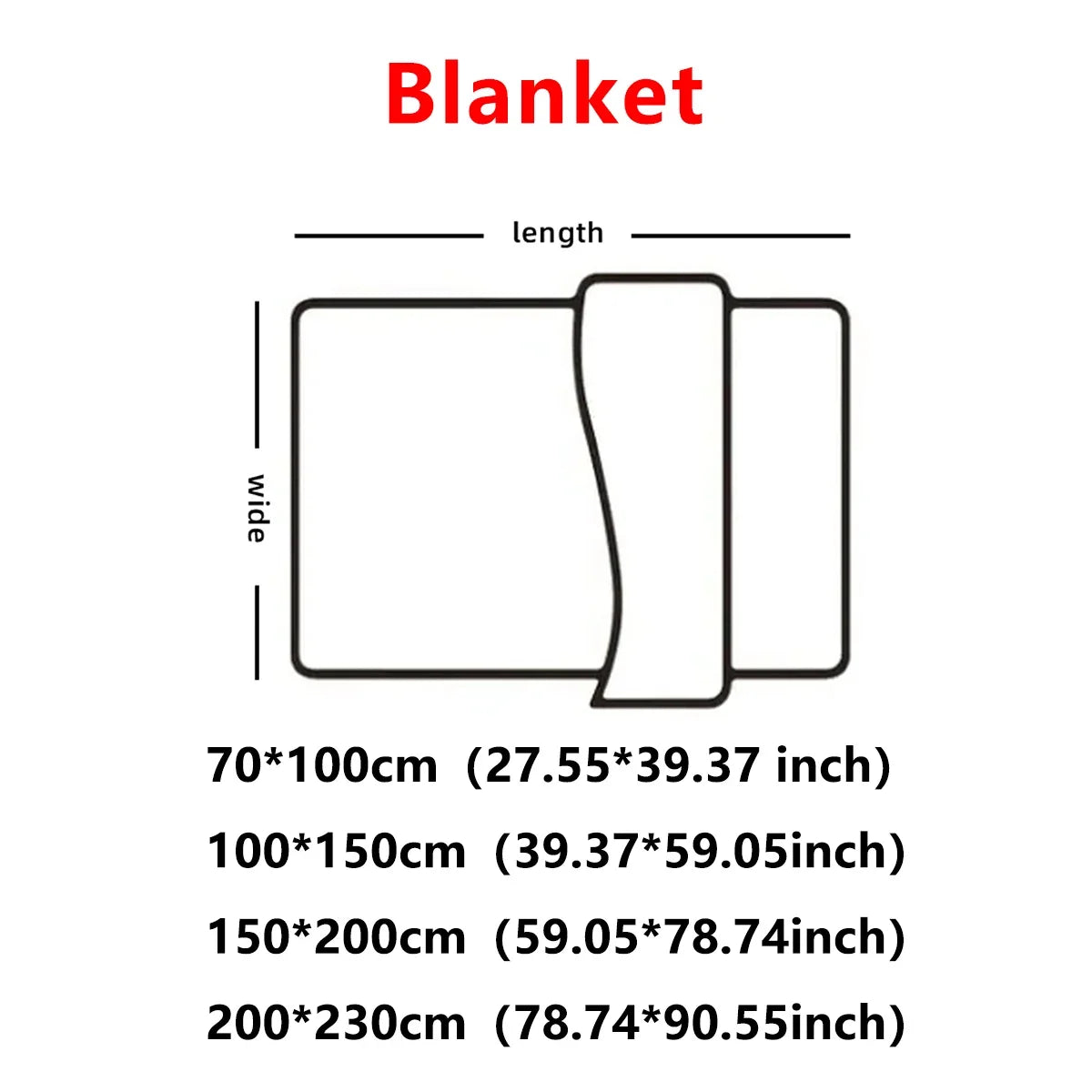 Wide Striped Multi-Use Blanket, Bed Cover and Nap Blanket
