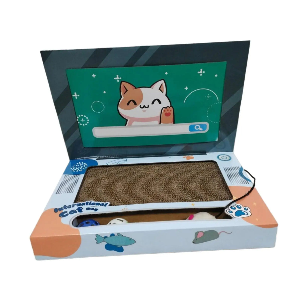 Cat Laptop Scratcher Cat Laptop Toy Kitten Toy Cat Interactive Toy Cat Bed Cat